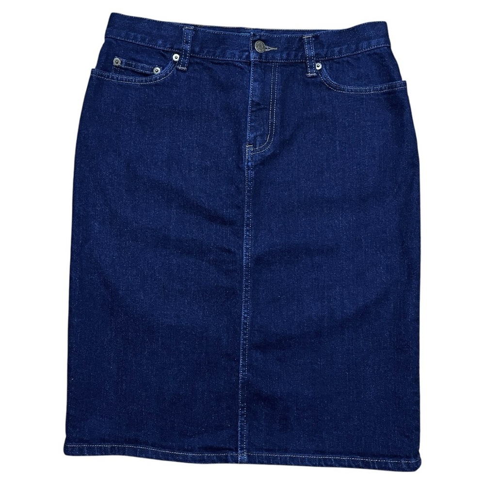 Lauren Ralph Lauren Dark Wash Denim Jeans Skirt in Sz 4